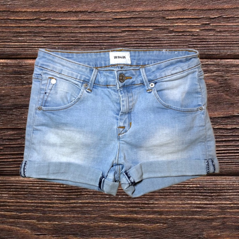 Hudson Jeans Cuffed Denim Shorts